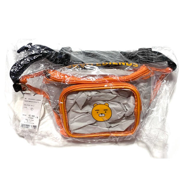 WEGO(ウィゴー)のカカオフレンズ ライアン ウエストポーチ オレンジ 公式 正規品 レディースのバッグ(ボディバッグ/ウエストポーチ)の商品写真