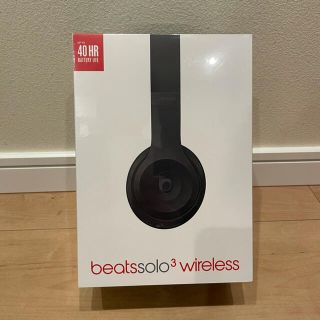 ビーツバイドクタードレ(Beats by Dr Dre)のBeats by Dr Dre SOLO3 WIRELESS ブラック(ヘッドフォン/イヤフォン)