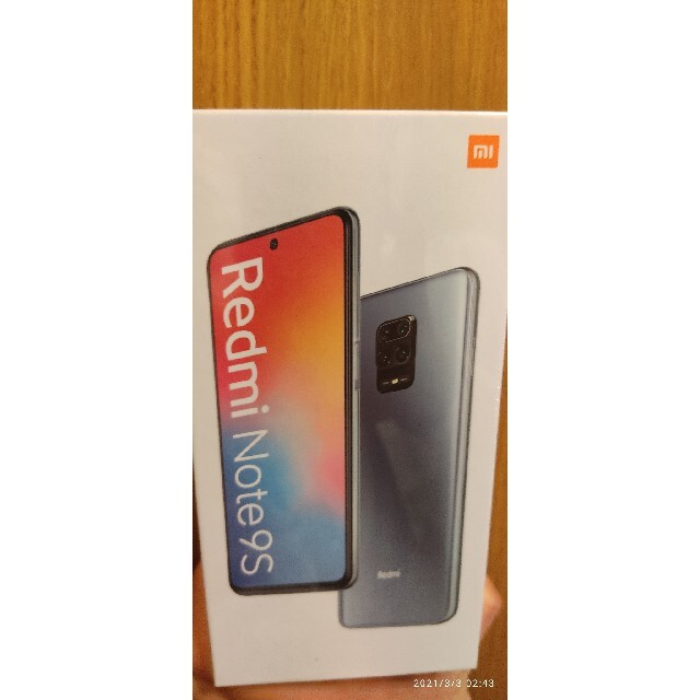 新品国内版redmi  note  9s 128gb オーロラブルー