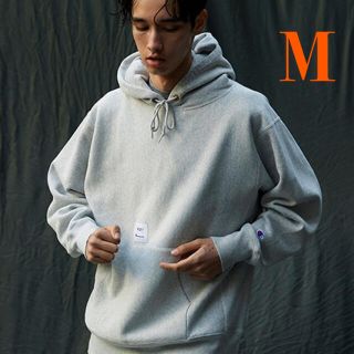 ダブルタップス(W)taps)のWTAPS×Champion リバースウィーブ  グレー M 新品未使用(パーカー)