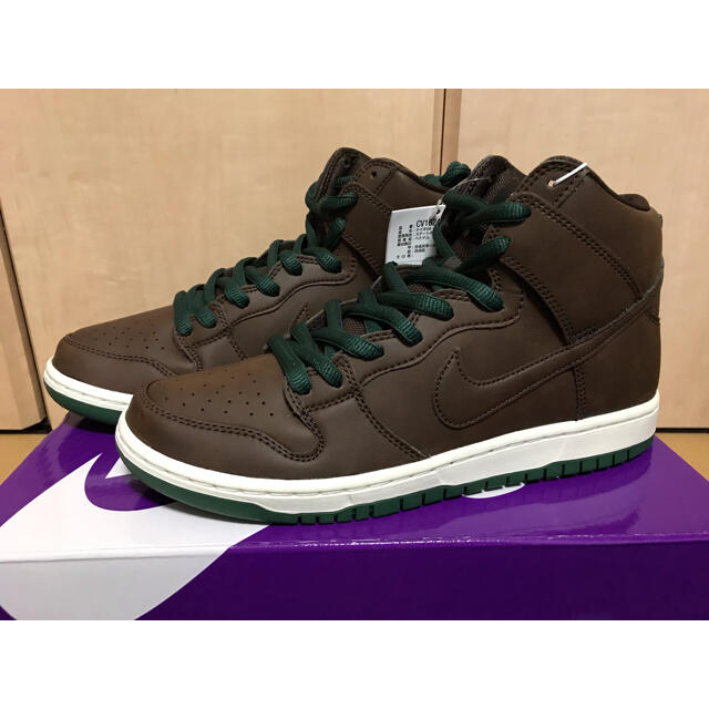 NIKE SB DUNK HIGH BAROQUE BROWN ﾀﾞﾝｸ靴/シューズ