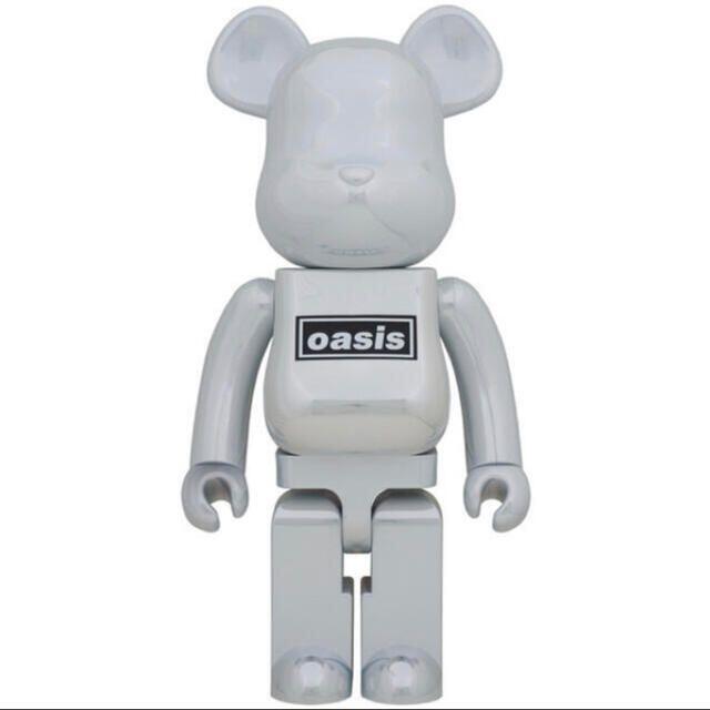 MEDICOM TOY(メディコムトイ)の新品 OASIS × BE@RBRICK 1000％WHITE CHROME エンタメ/ホビーのおもちゃ/ぬいぐるみ(キャラクターグッズ)の商品写真