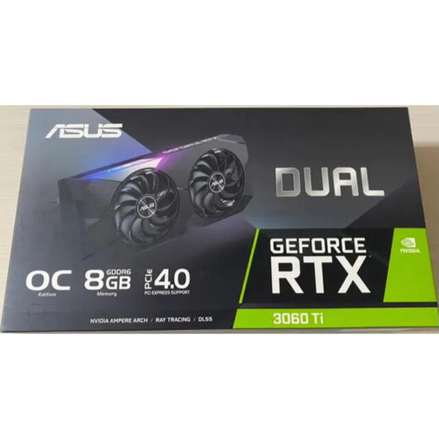 新品未開封　ASUS DUAL-RTX3060TI-O8GPC/タブレット