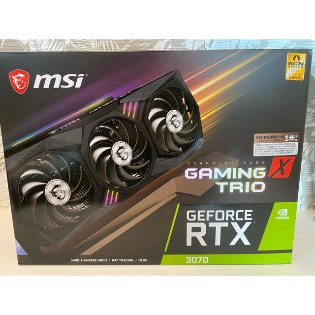 msi GeForce RTX3070 GAMING X TRIO20201029VRAM容量