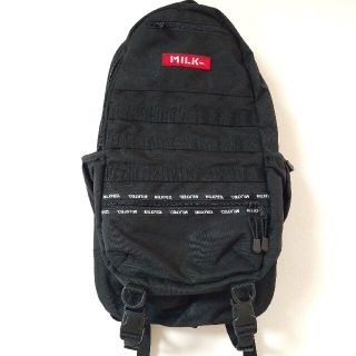 美品 MILKFED. LOGO LINED BELTED BACKPACK