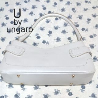 ユーバイウンガロ(U by ungaro)のU by ungaro ハンドバッグ　ホワイト(ハンドバッグ)