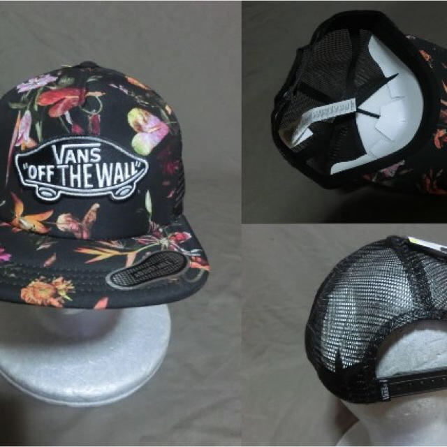 VANS(ヴァンズ)の◆アメカジ【VANS】花柄デザイン スケボーロゴ メッシュCAP◆ メンズの帽子(キャップ)の商品写真