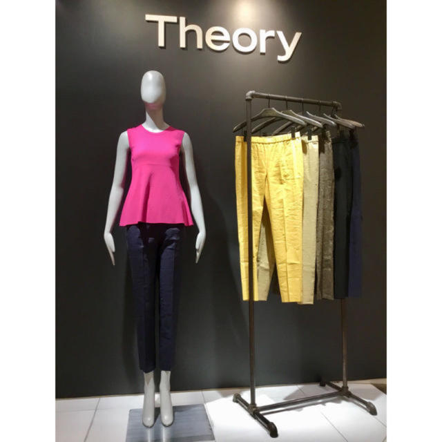 Theory 19SS ペプラムノースリーブニット - カットソー(半袖/袖なし)