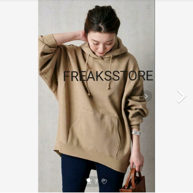 FREAK'S STORE(フリークスストア)のフリークスストアFREAKSSTOREヘヴィーウェイトパーカー レディースのトップス(トレーナー/スウェット)の商品写真