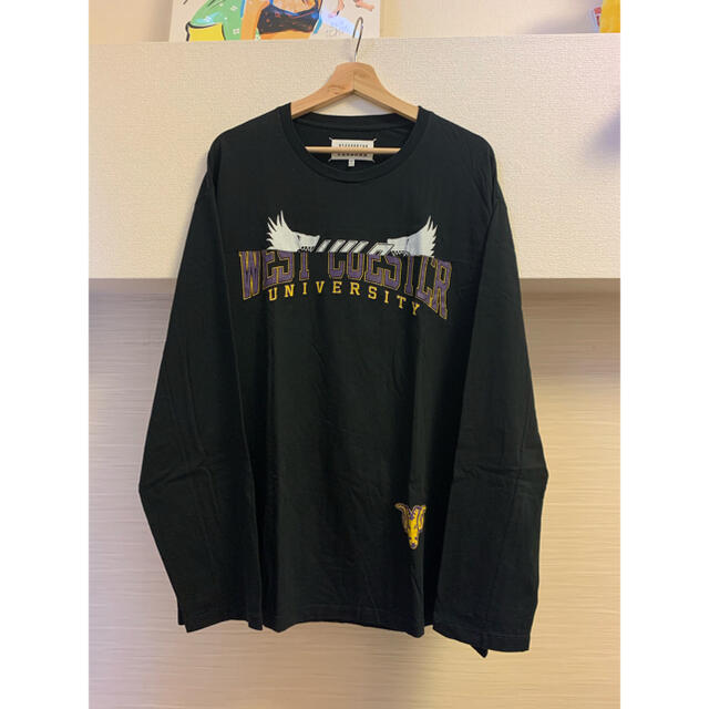 メンズMargiela  マルジェラ　17aw university tee 再構築