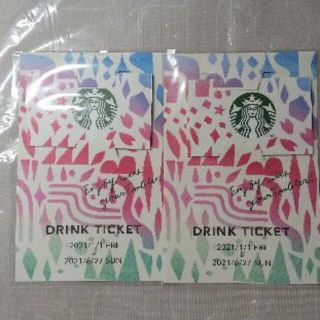 スターバックスコーヒー(Starbucks Coffee)のスターバックスドリンクチケット×2(その他)