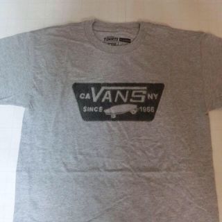 ヴァンズ(VANS)のUSA購入 アメカジ【Vans】バンズ スケボーロゴプリントT US S 灰 (Tシャツ/カットソー(半袖/袖なし))