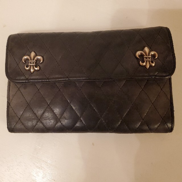 Chrome Hearts(クロムハーツ)の最終値下げ!クロムハーツ　財布　本物　正規品　中古 メンズのファッション小物(長財布)の商品写真