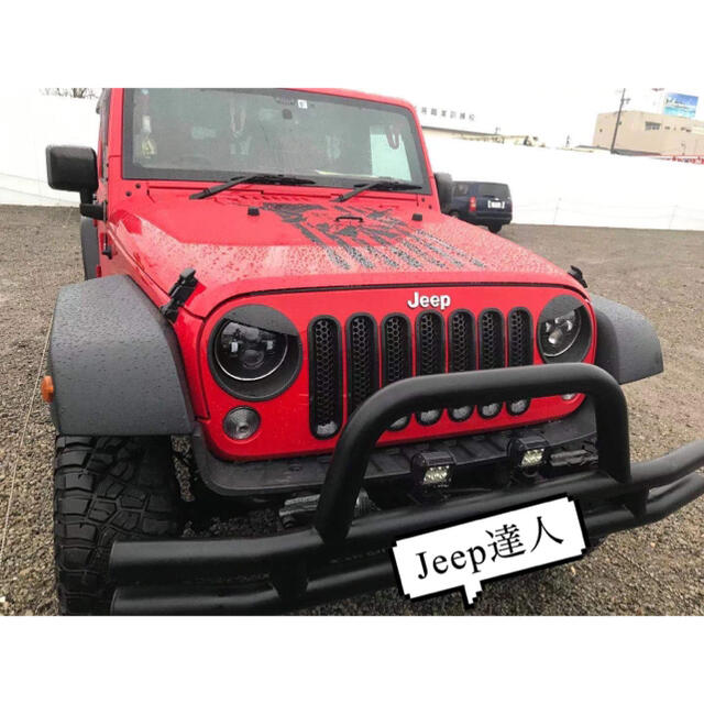 新品Jeepジープラングラー Jk メッシュグリルインサート ヘッドライトカバー