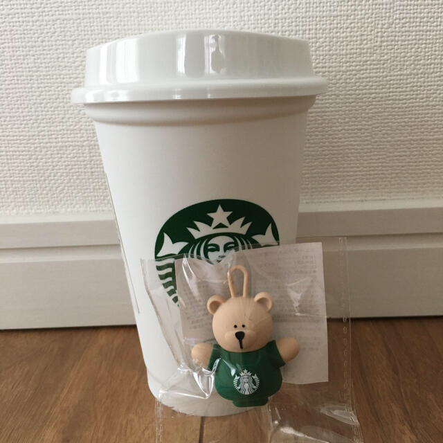 スタバ リューザブルカップ ドリンクホールキャップ ベアリスタ