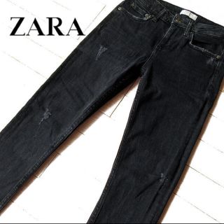 ザラ(ZARA)の超美品 (EUR)34 ZARA ザラ プレミアムデニム スキニーデニムパンツ(スキニーパンツ)