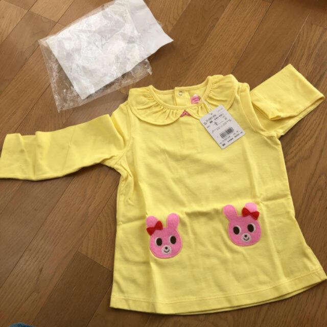 HOT BISCUITS(ホットビスケッツ)のホットビスケッツ　新品　カットソー キッズ/ベビー/マタニティのキッズ服女の子用(90cm~)(Tシャツ/カットソー)の商品写真