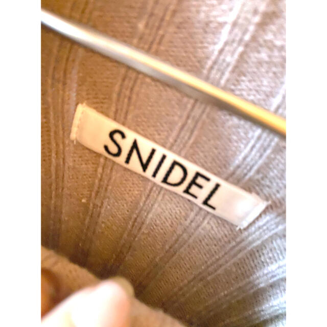 SNIDEL(スナイデル)のsnidel SNIDEL スナイデル　ニットワンピース　ピンク レディースのワンピース(ひざ丈ワンピース)の商品写真