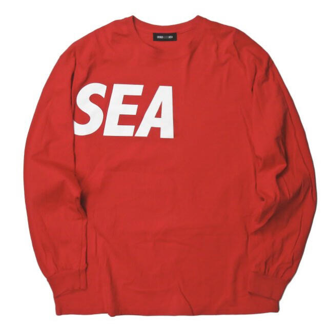 全ての windandsea - Supreme ロンティー 赤 M Tシャツ/カットソー(七分/長袖)