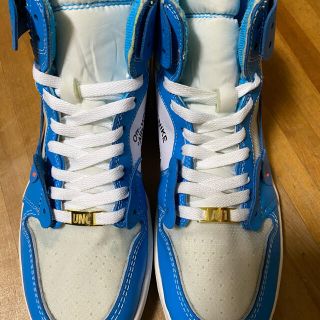 ナイキ(NIKE)のOFF-WHITE × NIKE AIR JORDAN 1 UNC(スニーカー)