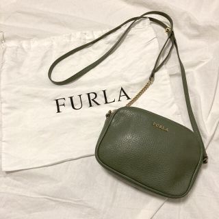 フルラ(Furla)の週末セール   FURLA■ポシェット■ショルダーバッグ■チェーン■モスグリーン(ショルダーバッグ)