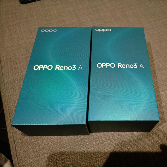 スマホ/家電/カメラoppo Reno 3A SIMフリー　2台セット