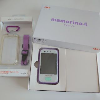 エーユー(au)のau マモリーノ4 mamorino4(携帯電話本体)