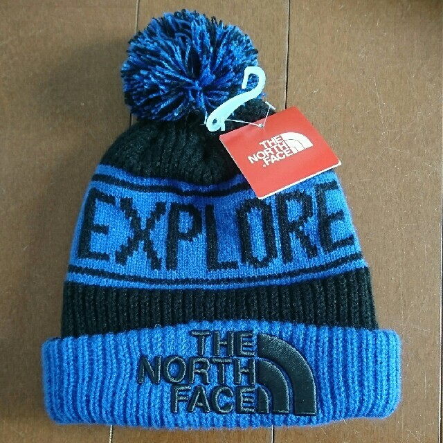 THE NORTH FACE(ザノースフェイス)のキッズ ノースフェイスニット帽子Ｓサイズ キッズ/ベビー/マタニティのこども用ファッション小物(帽子)の商品写真