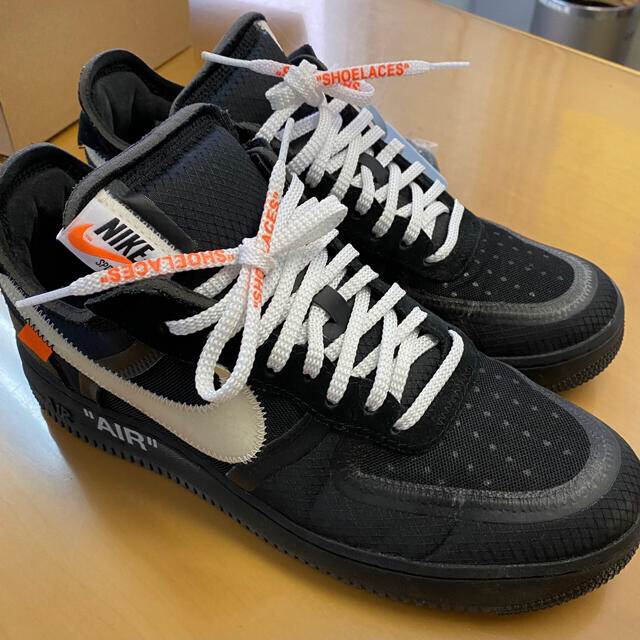 NIKE×off-White エアフォース1 27.5cm靴/シューズ