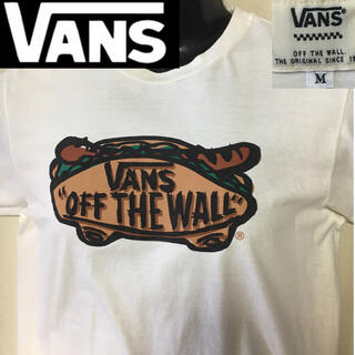 ヴァンズ(VANS)のVANS バンズ デカロゴ Tシャツ TEE ホワイト Mサイズ(Tシャツ/カットソー(半袖/袖なし))