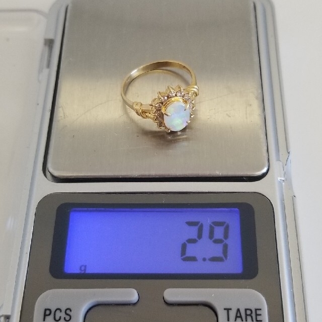 売れ切れSALE❗k18　ダイヤモンドリング　k18指輪　18金 レディースのアクセサリー(リング(指輪))の商品写真
