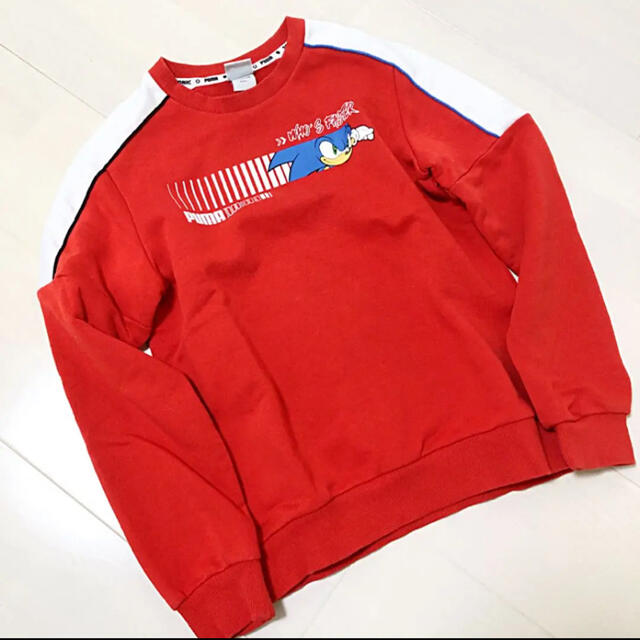 PUMA(プーマ)のPUMA × SONIC ⭐︎ プーマ ソニック コラボスエット　140 キッズ/ベビー/マタニティのキッズ服男の子用(90cm~)(Tシャツ/カットソー)の商品写真