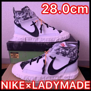 ナイキ(NIKE)のREADYMADE × NIKE BLAZER MID "WHITE" (スニーカー)