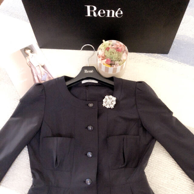 René(ルネ)のRene ✨ラディッシュ様専用美品スプリングコートフォクシー❤️エムズグレイシー レディースのジャケット/アウター(スプリングコート)の商品写真