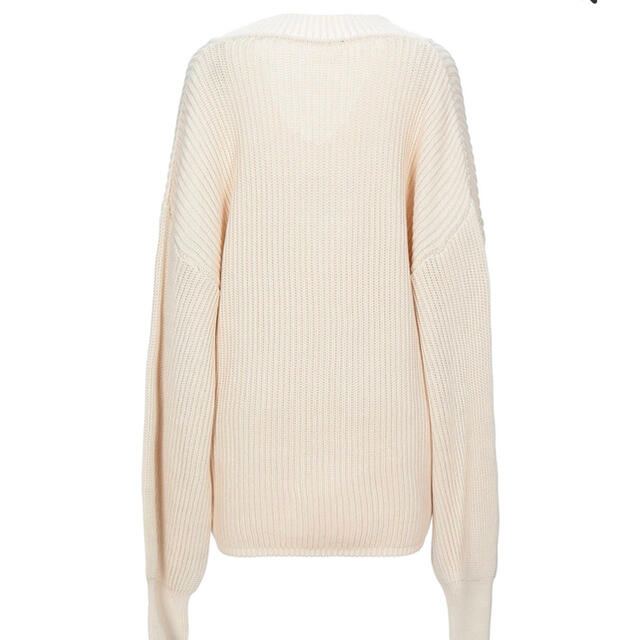 L'Appartement DEUXIEME CLASSE(アパルトモンドゥーズィエムクラス)の最終価格☆ TWINS FLORENCE VNeck Oversize Knit レディースのトップス(ニット/セーター)の商品写真