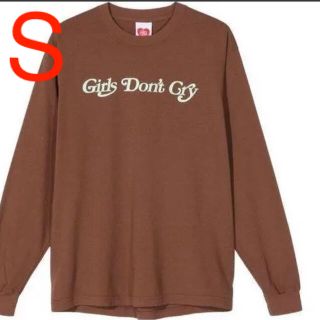 シュプリーム(Supreme)の新品未使用　Girls Don’t Cry ロングTシャツ　ロンt ブラウン(Tシャツ/カットソー(七分/長袖))