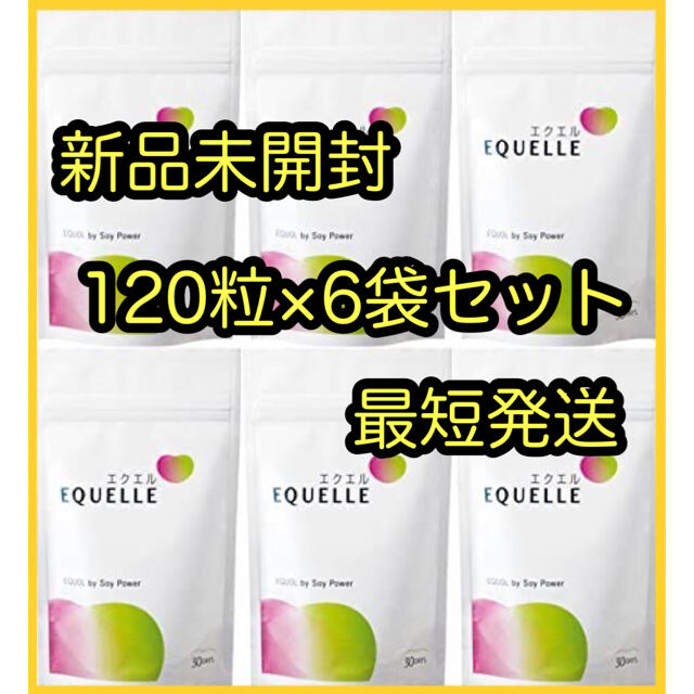 【大塚製薬】エクエル パウチ 120粒入り(約30日分)×6袋セット