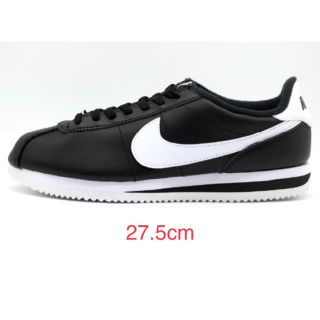 ナイキ(NIKE)のNIKE CORTEZ BASIC LEATHER コルテッツ　黒白　メンズ(スニーカー)