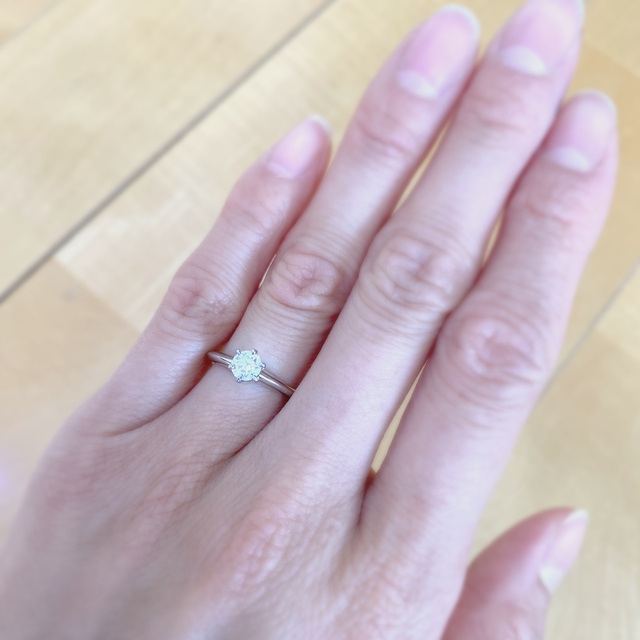 Tiffany & Co. - ティファニー 一粒ダイヤリングの通販 by jamwshop Tiffany & Co. - ティファニー 一粒ダイヤリングの通販 by jamwshop