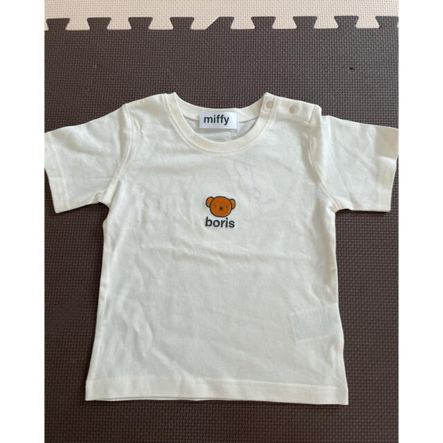 しまむら(シマムラ)のミッフィー　　ボリスTシャツ　95 白 キッズ/ベビー/マタニティのキッズ服男の子用(90cm~)(Tシャツ/カットソー)の商品写真