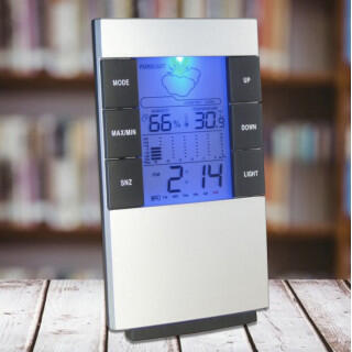 多機能 デジタル 温度・湿度計 置き時計 壁掛け可(日用品/生活雑貨)