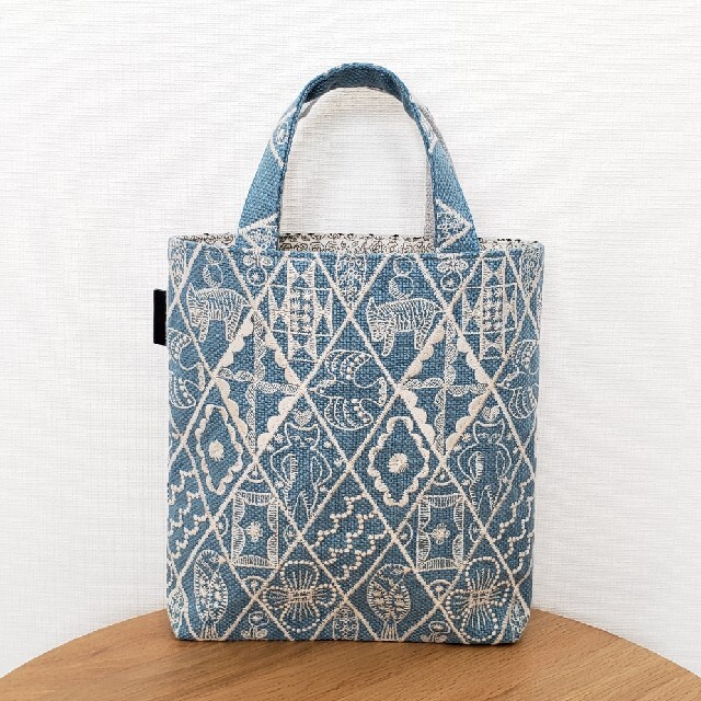 mina perhonen ハンドメイド⭐ミナペルホネン⭐バッグ⭐シンフォニーの通販 by ねこじゃらし ネコじゃらしの手提げ巾着トートバックと巾着ポーチのセット ハンドメイド
