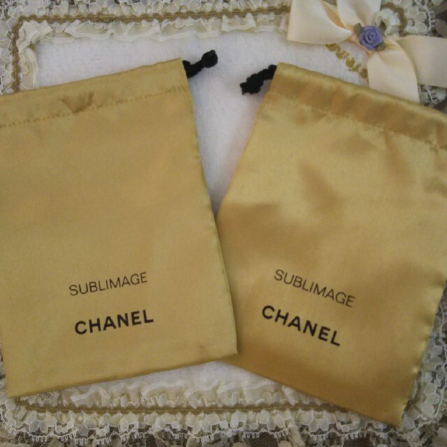 CHANEL(シャネル)のシャネル  サブリマージュ 巾着2枚 コスメ/美容のコスメ/美容 その他(その他)の商品写真