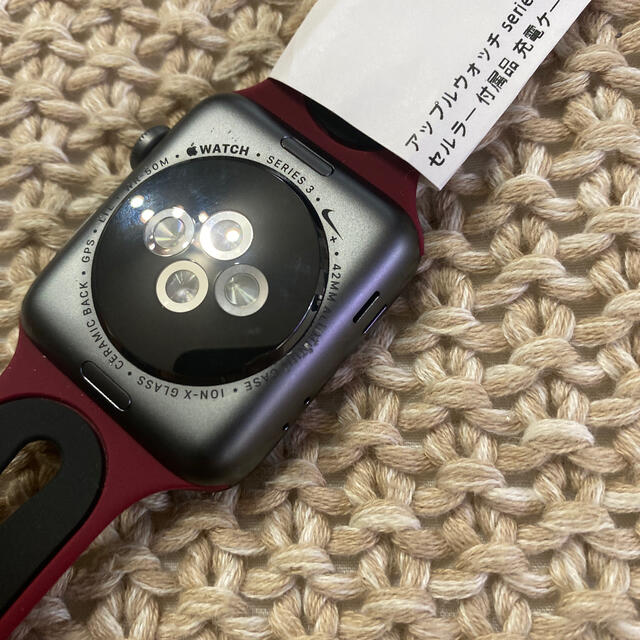 Apple(アップル)のアップルウォッチ series3 42mm 001 apple watch  メンズの時計(腕時計(デジタル))の商品写真