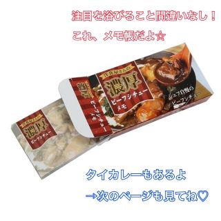 美味しそうなミニメモ帳！　おもしろグッズ　おもしろ文具　カレーメモ(ノート/メモ帳/ふせん)