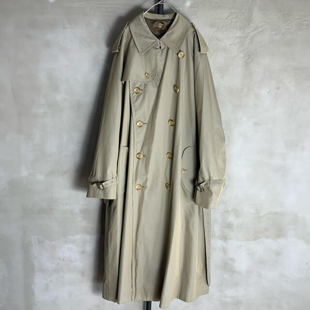 90s vintage Burberry trench coat 一枚袖 トレンチコート
