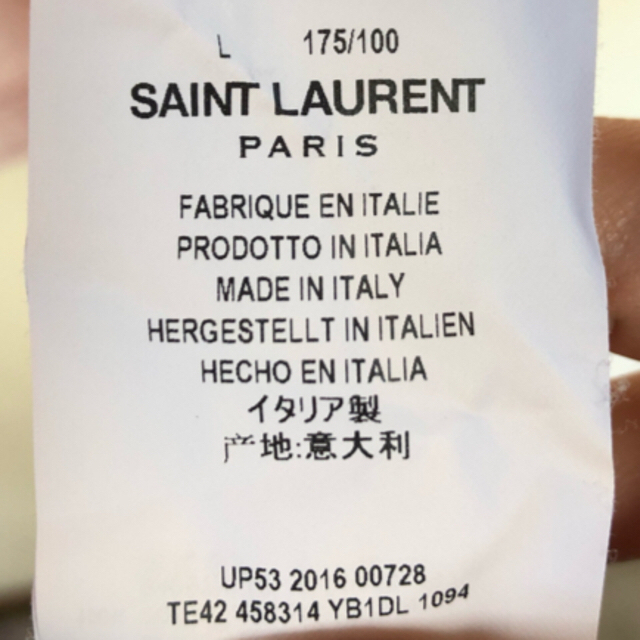 期間限定値下げ中SAINT LAURENT PARIS Tシャツ ジョーズ 3