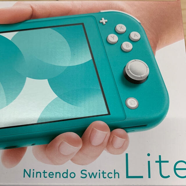 新品未使用！Nintendo Switch  Lite ターコイズ エンタメ/ホビーのゲームソフト/ゲーム機本体(家庭用ゲーム機本体)の商品写真