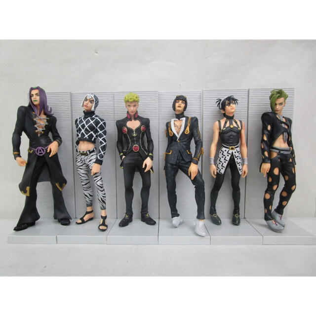 BANPRESTO(バンプレスト)のジョジョの奇妙な冒険 第5部 プライズ 6種セット ブチャラティチーム エンタメ/ホビーのおもちゃ/ぬいぐるみ(キャラクターグッズ)の商品写真