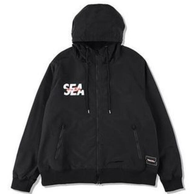 wind and sea ×GOD SELECTION ナイロンパーカーXL 黒
